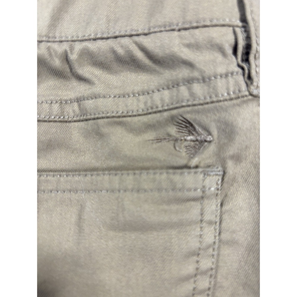 Orvis Tech Chino Pants Mens 36x32 Tan Water Repellent Stretch 5 Pocket - Picture 7 of 8